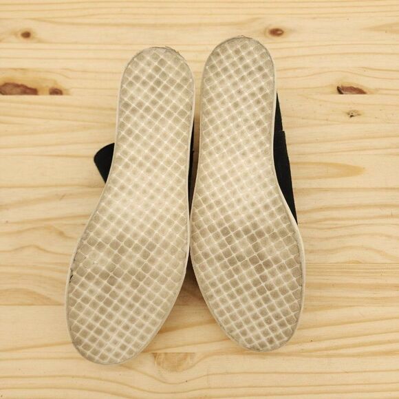 Steve Madden Womens Booties Sz 8.5 Black Suede Hidden Heel Chic Wrangle Platform - Picture 7 of 9